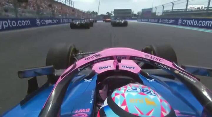 La largada de Franco Colapinto en la sprint de Miami.mp4