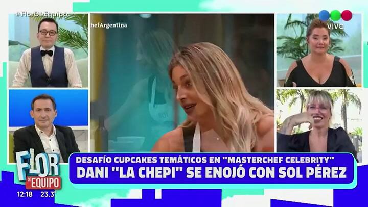 El insólito accidente en vivo de Florencia Peña