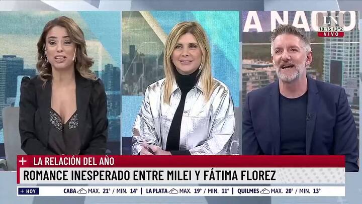 Marina Calabró reveló cuando sería la primera aparición pública de Milei y Fátima Florez