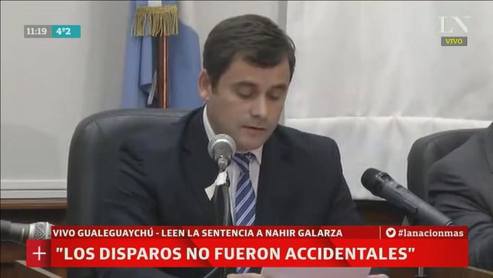 Nahir Galarza fue condenada a prisión perpetua