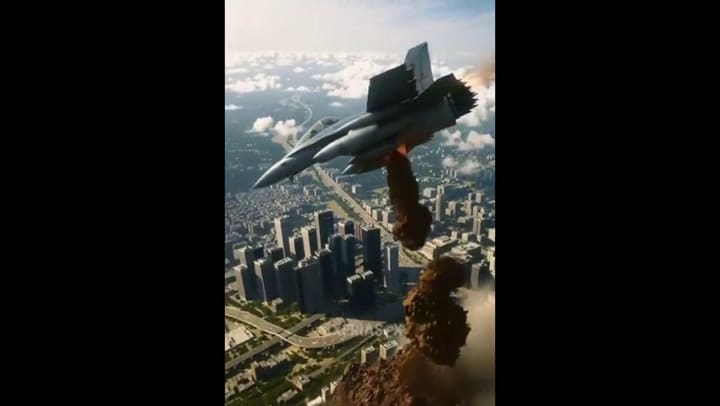 Trump publicó un video generado por IA de un avión arrojando barro a los manifestantes