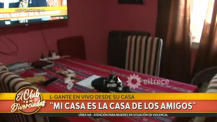 L-Gante mostró su casa por dentro.