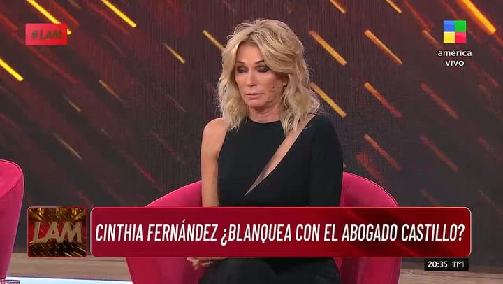 Cinthia Fernandez y el romance con su abogado Roberto Castillo