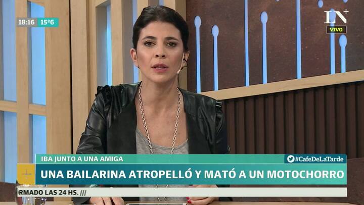 Una bailarina atropelló y mató a un motochorro