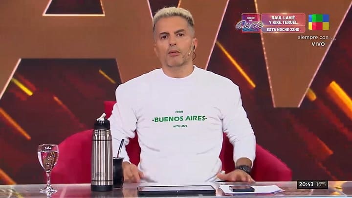 Santiago del Moro hablo de la salud de Furia