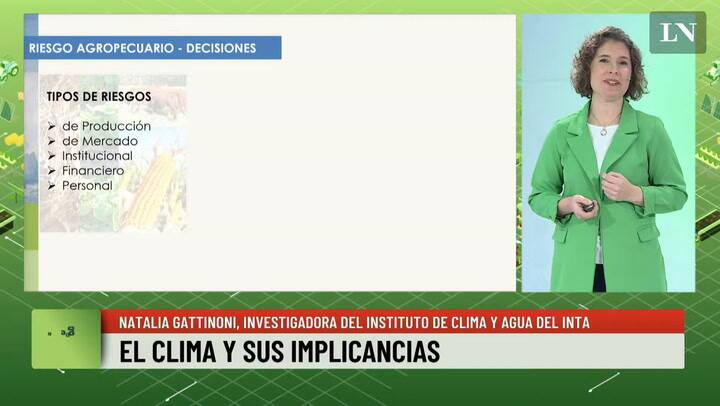 El Clima Y Sus Implicancias Natalia Gattinoni, Investigadora Instituto De Clima Y Agua Del Inta