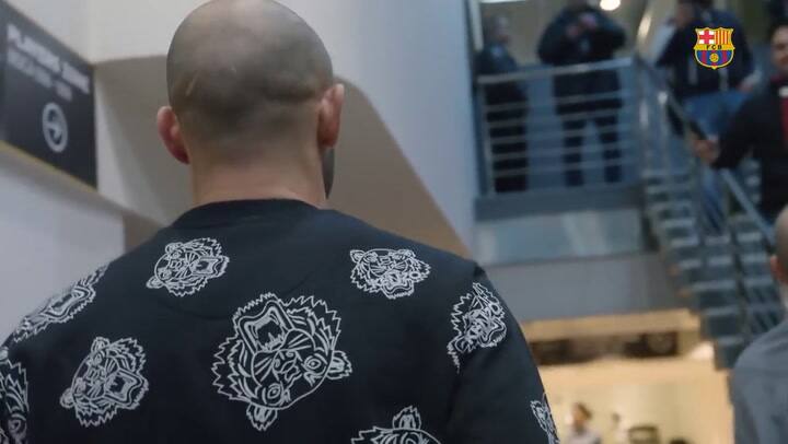 Seguí a Mascherano en el día que le dijo adiós al Camp Nou