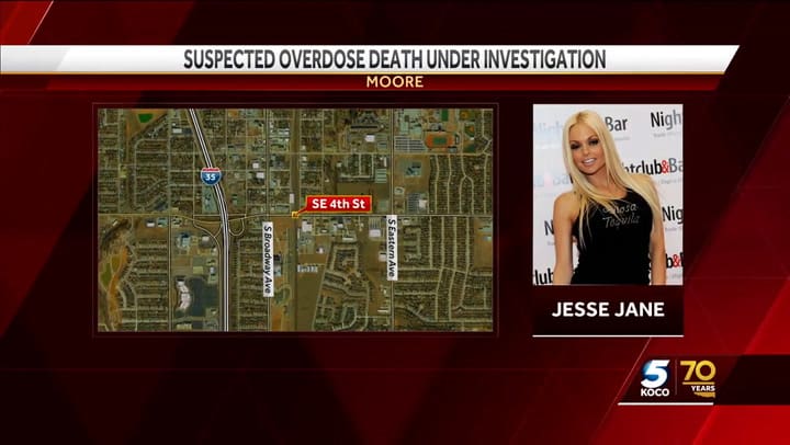 Así anunciaron la muerte de la estrella porno Jesse Jane