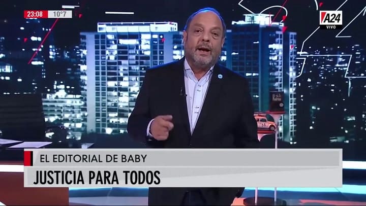 Baby Etchecopar criticó el pedido de Cristina Kirchner a la Justicia - Fuente: A24