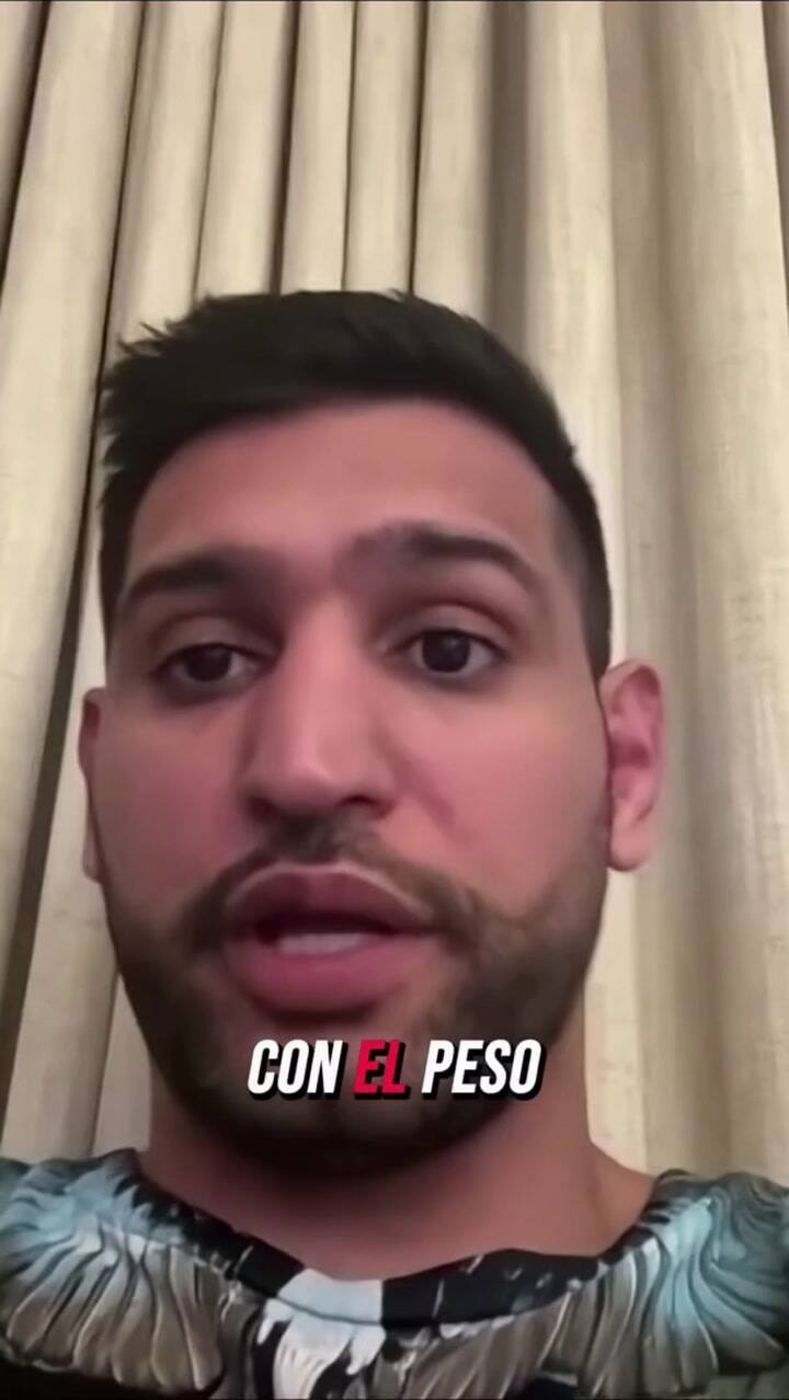 Amir Khan destacó la fuerza y peso del canelo como dos claves para que se lleve el triunfo ante Terence Crawford