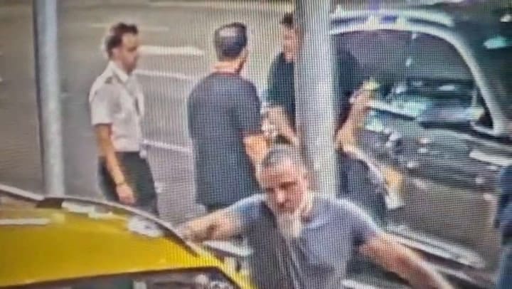 El empresario Javier Faroni, en Aeroparque