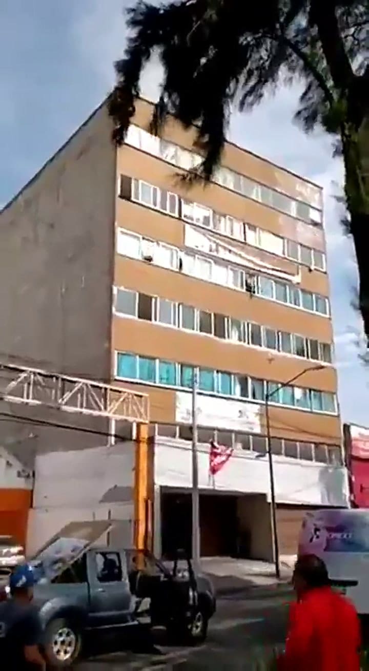 Impactante imagen del sismo en Mexico