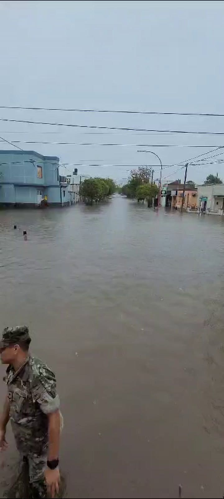 Más videos del temporal en Bahía Blanca