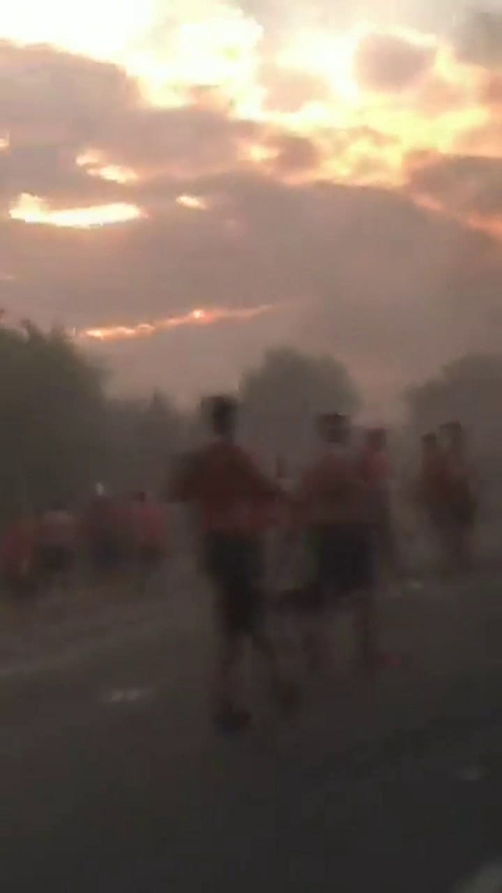 Enfrentamiento entre barrabravas de Independiente y piqueteros