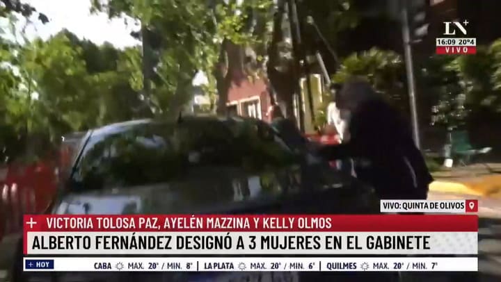 Así salía Tolosa Paz