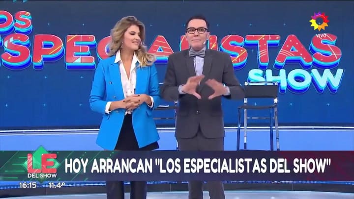 Polino debutó con Los Especialistas del Show - Fuente: El Trece