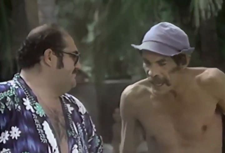 Los tres episodios fueron filmados en una piscina y forman parte del compilado Vacaciones en Acapulc