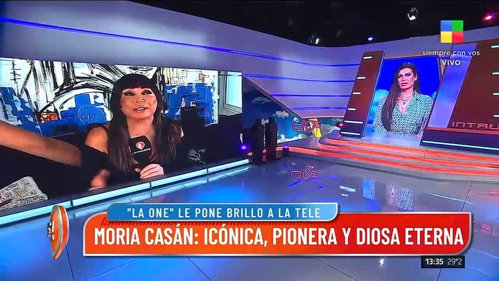 Moria Casan hablo sobre la posibilidad de volver a la tele