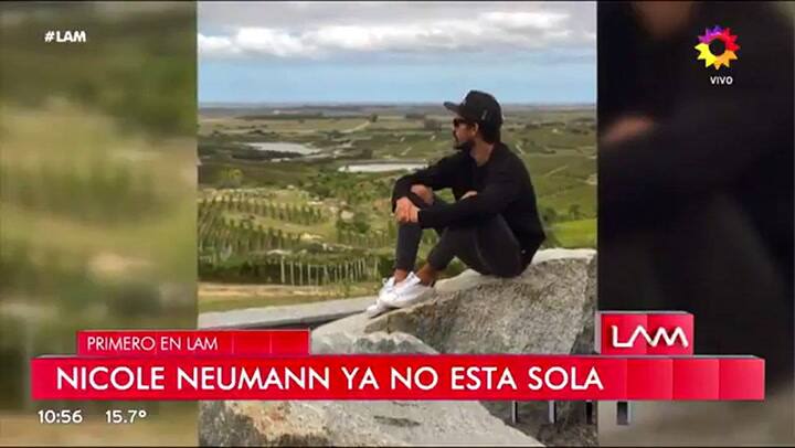 Nicole Neumann otra vez enamorada, ahora con Bautista Amadeo. Fuente: El Trece