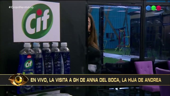 Anna del Boca dejó varios mensajes durante su visita a Gran Hermano
