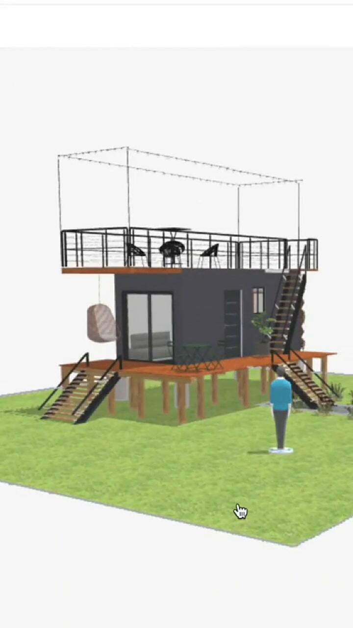 Miley Rodas mostró cómo quedará su hogar en el contenedor