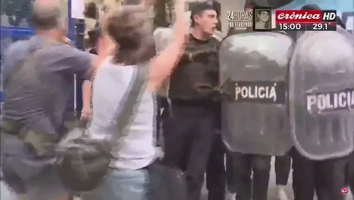 Agredieron a Diego Moranzoni al termino de la audiencia por el crimen de Fernando