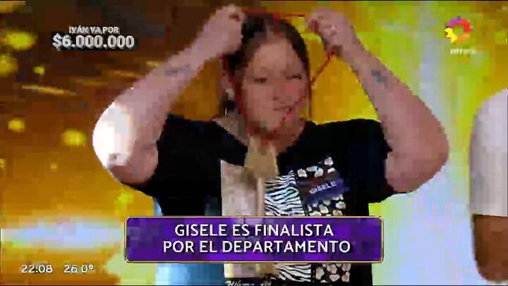 Gisele gano la llave de Los 8 escalones