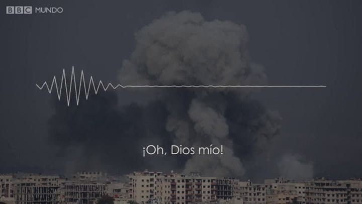 El dramático testimonio de una mujer mientras caen las bombas en Ghouta Oriental