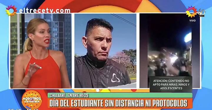 El reclamo de Nicole Neumann a los adolescentes que festejan sin distancia social - Fuente: eltrece