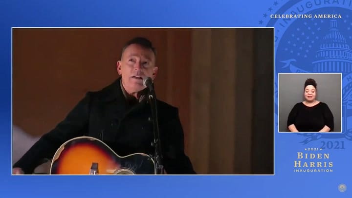 Bruce Sprinsteen, el primero en homenajear al presidente electo