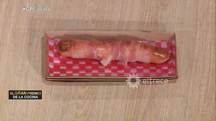 El gran premio de la cocina: el insólito pancho sin pan que indignó al jurado - Fuente: eltrece