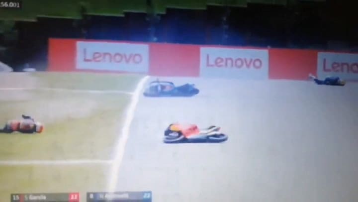 El grave accidente de Jason Dupasquier que preocupó a todos en el circuito de Mugello