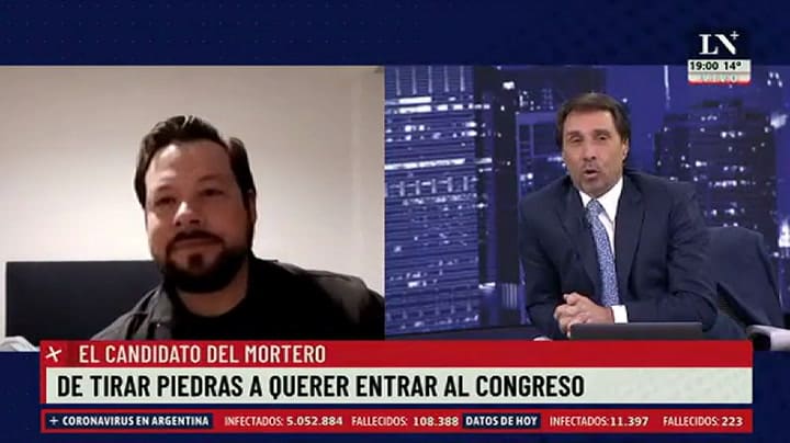 Antes le tiraba piedras al Congreso, ahora quiere ser senador: entrevista a Sebastián Romero