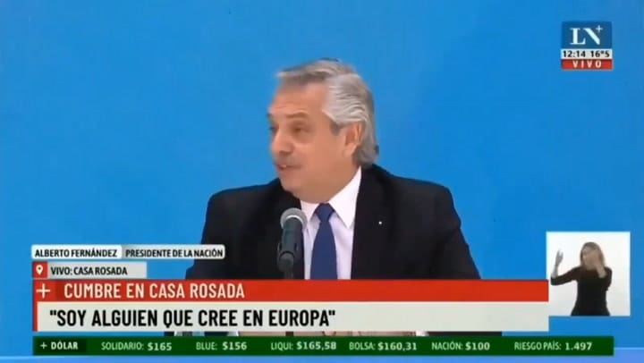 La frase de Alberto Fernández que se convirtió en tendencia en las redes
