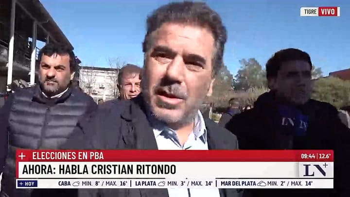El testimonio de Cristian Ritondo luego de votar