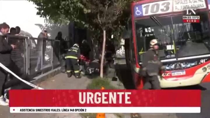 Flores: chocaron dos colectivos y hay más de 30 heridos