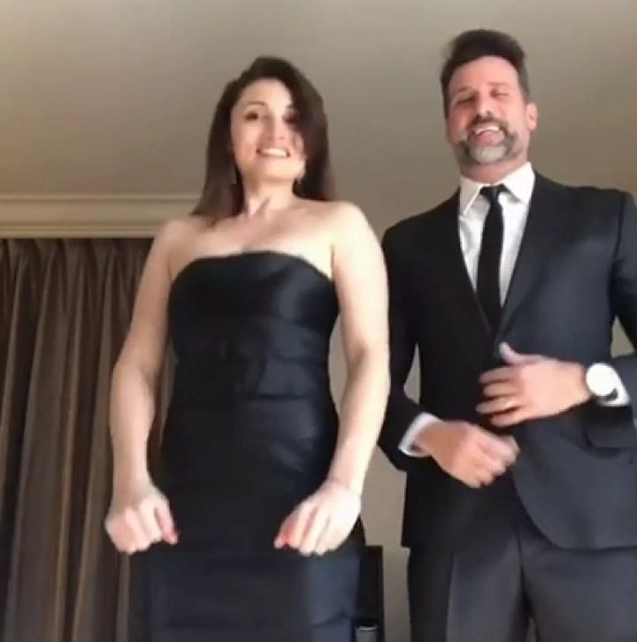 Con una cámara oculta, Jose María Listorti le propuso casamiento a Mónica González en Las Vegas - IG