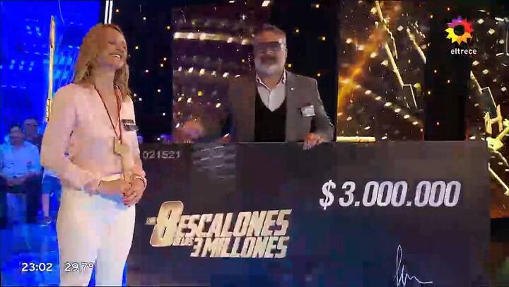 Pablo se consagro ganador de Los 8 escalones