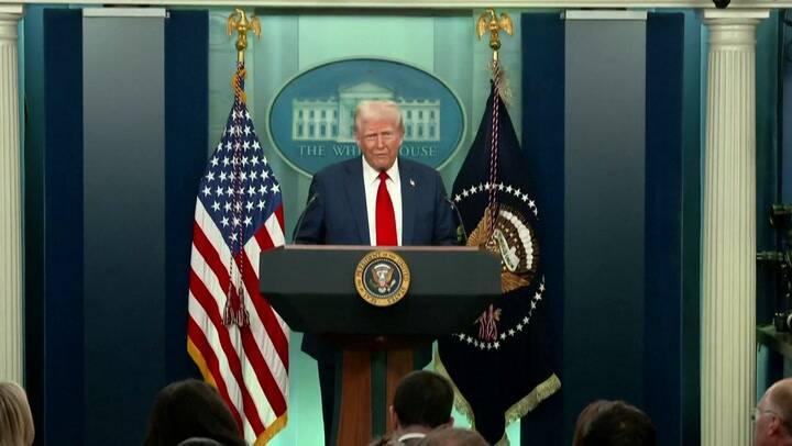 La conferencia de Trump tras la tragedia de Washington