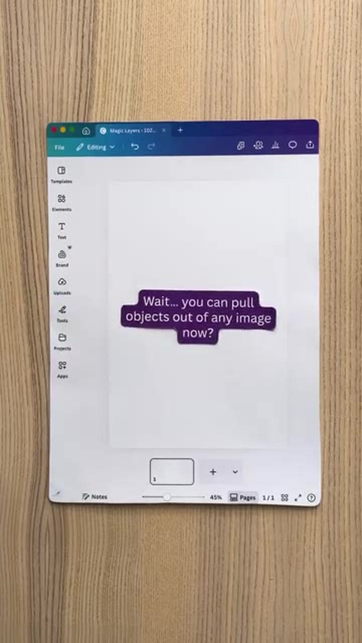 Así funcionan las capas mágicas en Canva