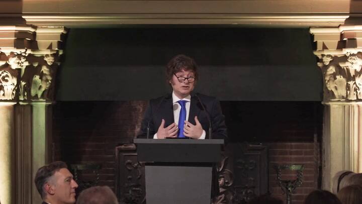 El comentario de Milei que disparó risas en la reunión de JP Morgan.