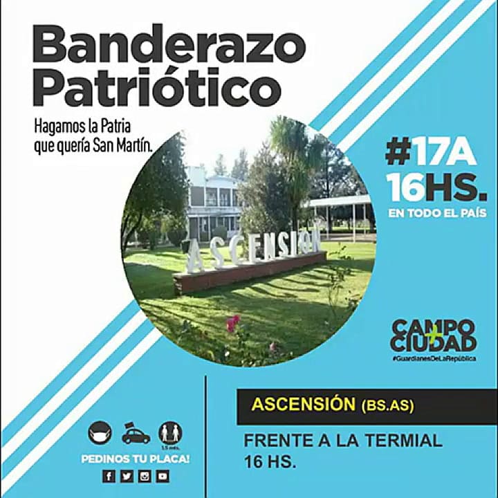 17A: el video de la convocatoria al banderazo patriótico