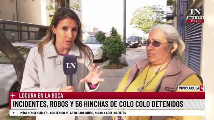 Incidentes en La Bombonera: corridas, botellazos, palazos y piñas tras el partido