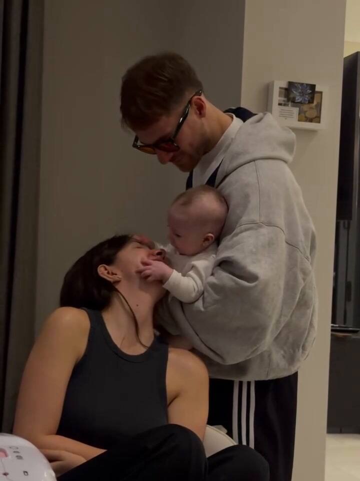 Alexis y Ailén están disfrutando de la crianza de su primera hija