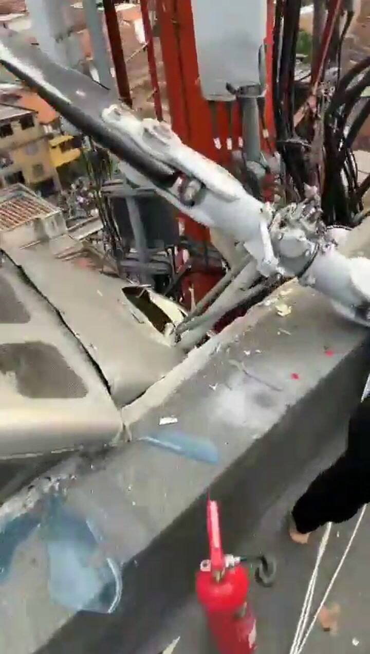 El impactante video después del accidente que podría haber terminado en tragedia