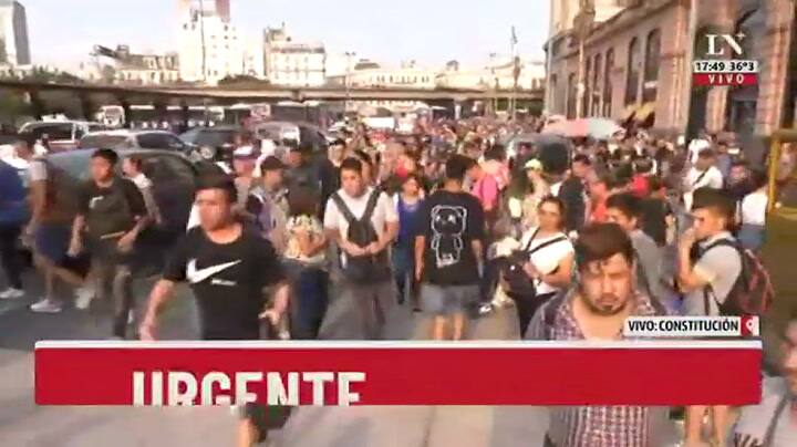 Caos en el regreso a casa por el masivo corte de luz