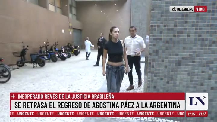Agostina Páez: "Estoy desesperada, no sé cuanto más voy a estar aquí"