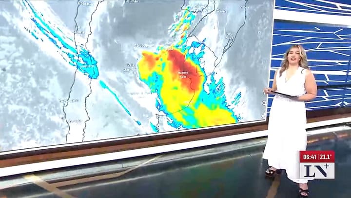 Lluvias en toda la Argentina