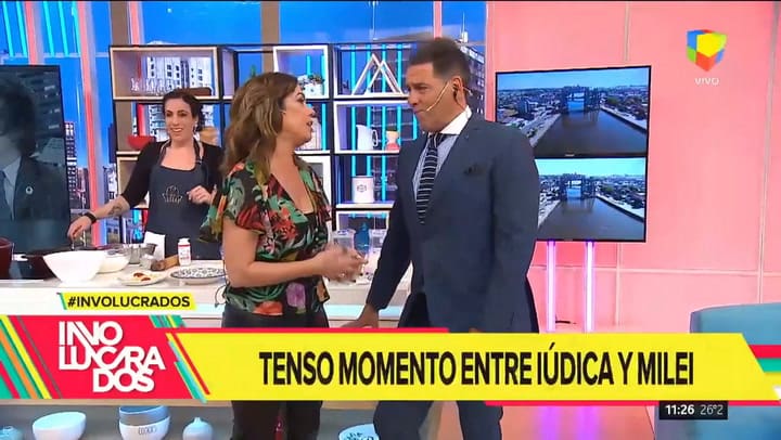 Mariano Iúdica, contra Javier Milei y en defensa de Sol Pérez - Fuente: América TV