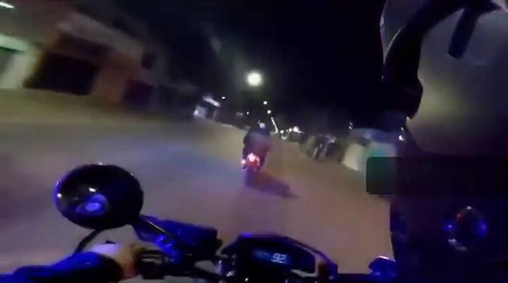 Persecución policial a motochorros en Rosario